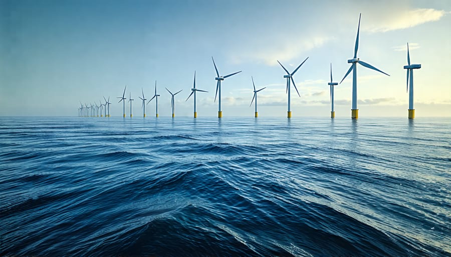 Offshore wind turbines in Denmark contributing to climate adaptation